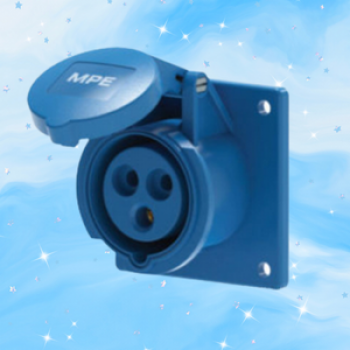 Ổ CẮM ÂM CÔNG NGHIỆP MPE 2P+1E IP44