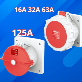 Ổ CẮM GẮN ÂM  CÔNG NGHIỆP THẲNG KÍN NƯỚC NANOCO IP67