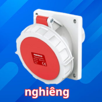 Ổ CẮM CÔNG NGHIỆP LẮP ÂM NGHIÊNG  NANOCO IP67