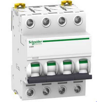 Cầu Dao Qúa Tải, Ngắn Mạch MCB 4P IC60L 15kA Schneider
