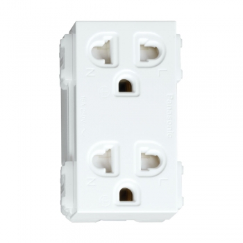 Ổ Cắm Đôi 3 Chấu Panasonic Dòng Wide Series WEV1582‑7SW