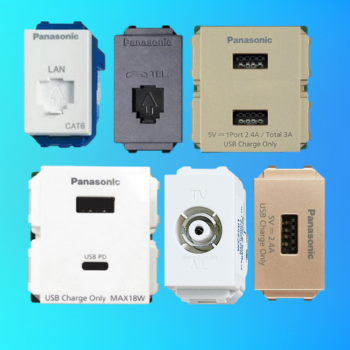 Ổ TIVI- ĐIỆN THOAỊ-MẠNG-USB HALUMIE PANASONI