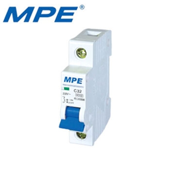 Cầu Dao MCB 1P 6kA dòng định mức 6-63A MPE