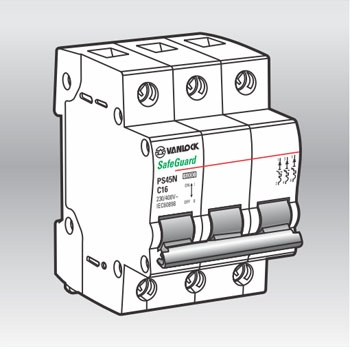 Cầu Giao MCB 3P 4.5kA dòng định mức 6-63A Vanlock (Sino)