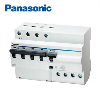 Cầu Dao RCBO Qúa Tải Ngắn Mạch chống Rò 4P dòng rò 30mmA 6kA PANASONIC (Mới 100%)