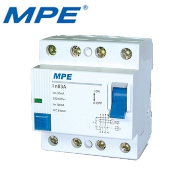Cầu Dao RCCB 4P Chống rò 30mA MPE