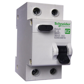 Cầu Dao QúaTải, Ngắn Mạch, Chống Rò RCBO 2P 6kA dòng rò 30mmA Schneider